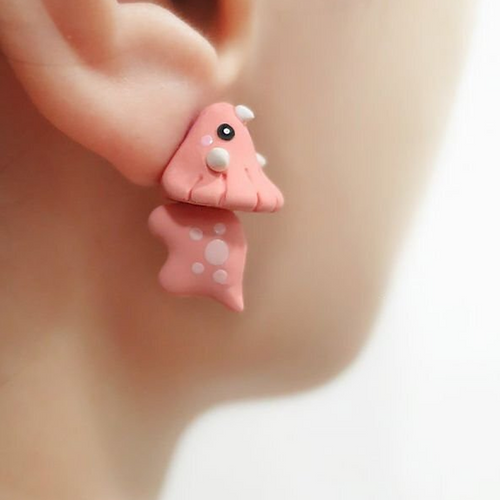 BowLift | Cute Animal Bite Earrings, 1 Pair