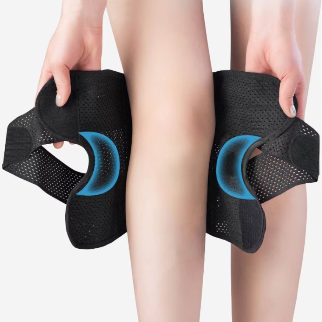BowLift | Knee Pads for Pain Relief | Support Compression Springs & Adjustable Tension Strap for Stability and Joint Protection
