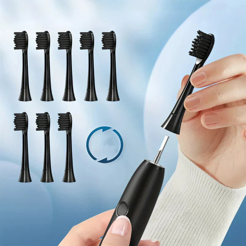 BowLift | SonicPure Rechargeable Toothbrush – Whisper-Quiet, Powerful & Including 8 Brush Heads