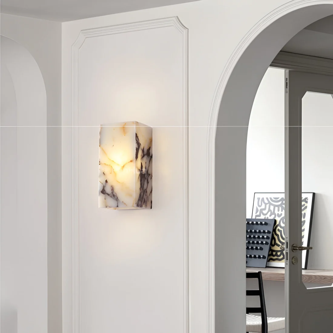 BowLift | Luxury Marble Natural Stone Wall Lamp