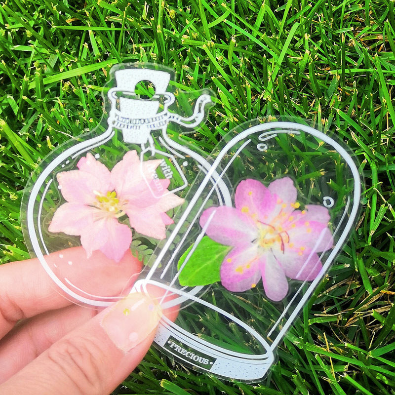 BowLift | Transparent dried flower bookmarks