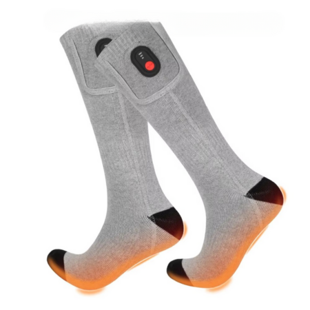 BowLift | Rechargeable USB Heated Socks with Electric Thermal Warming for Cold Weather