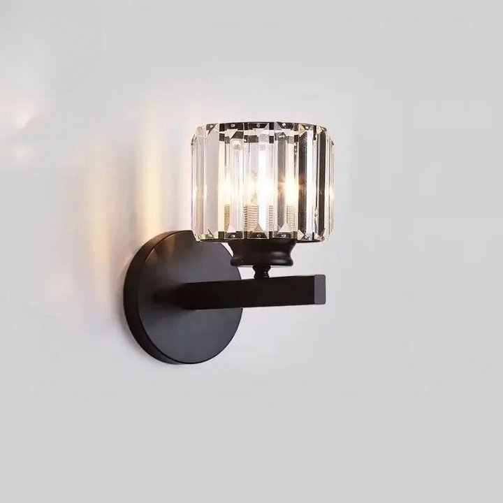 CrystalLuxe - Elegant Crystal LED Wall Lighting Bowlift