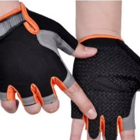 BowLift | Breathable Anti Slip Shock Absorbing Half Finger Cycling Gloves