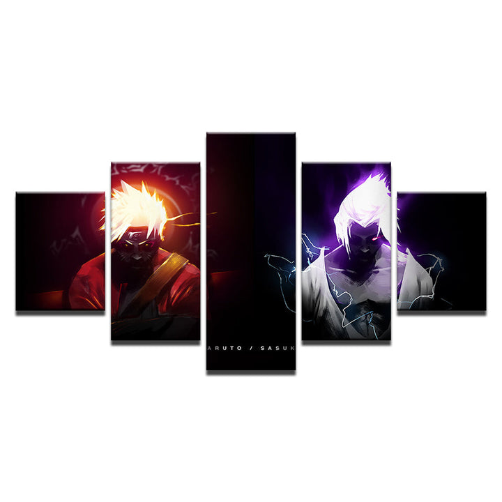 Two Powers 5 Piece - Canvas Wall Art Painting | Bowlift