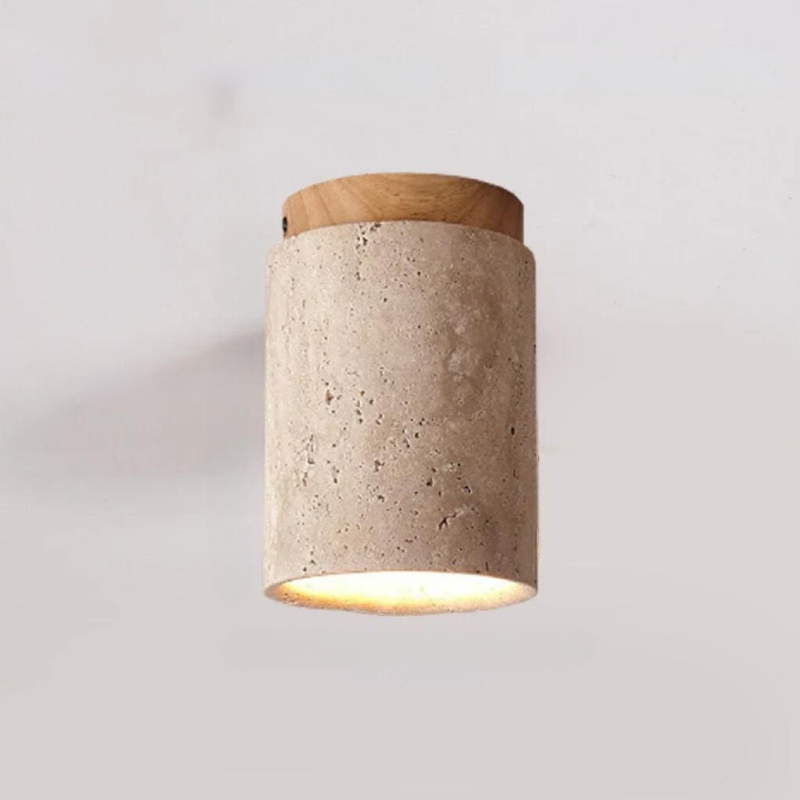 BowLift | ÉclatPierre – Elegant Travertine Recessed LED Light