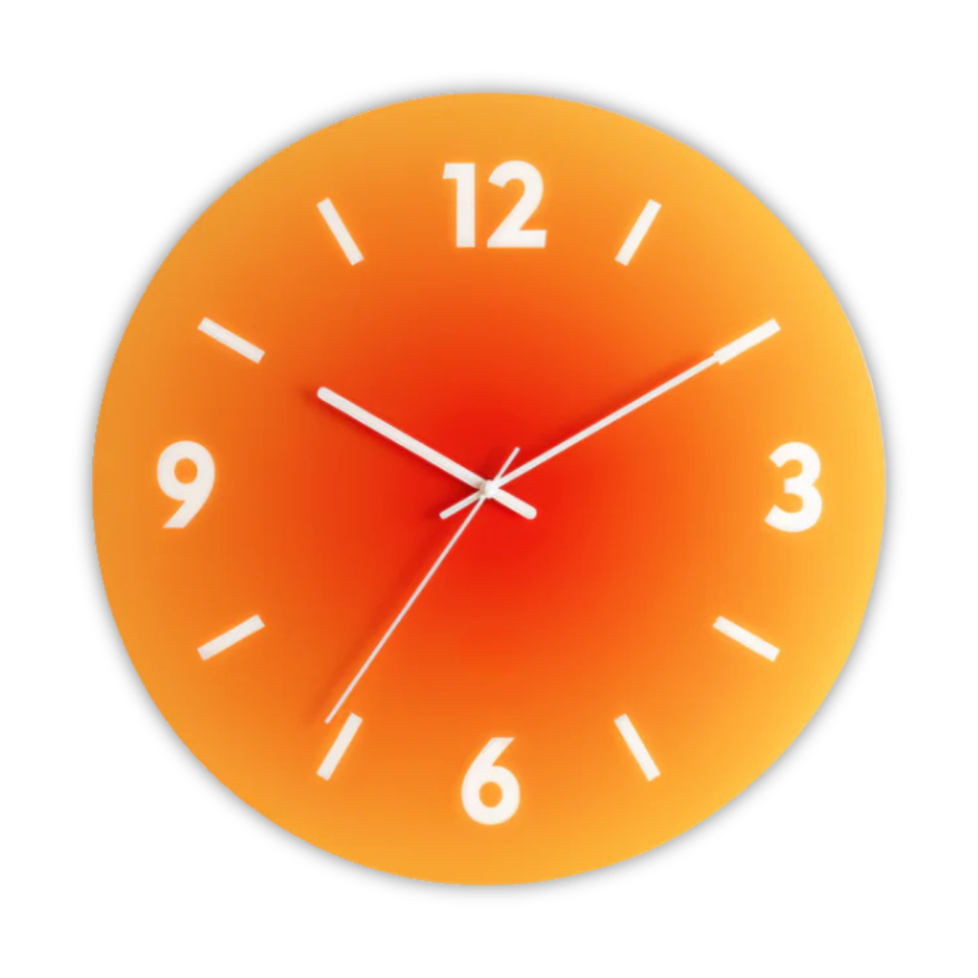 BowLift | Decorative Glass Clock for Modern Interiors