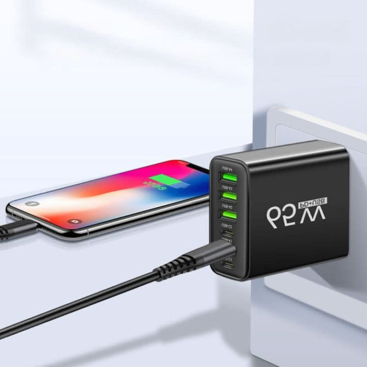 BowLift | Compact Multi-Port Fast Charger for Phones and Tablets