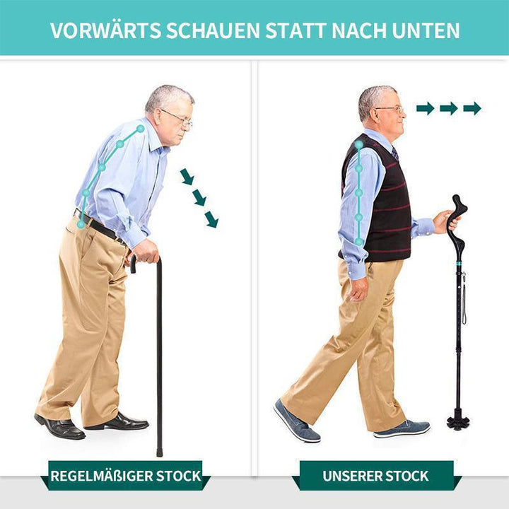 BowLift | Foldable and extendable walking stick