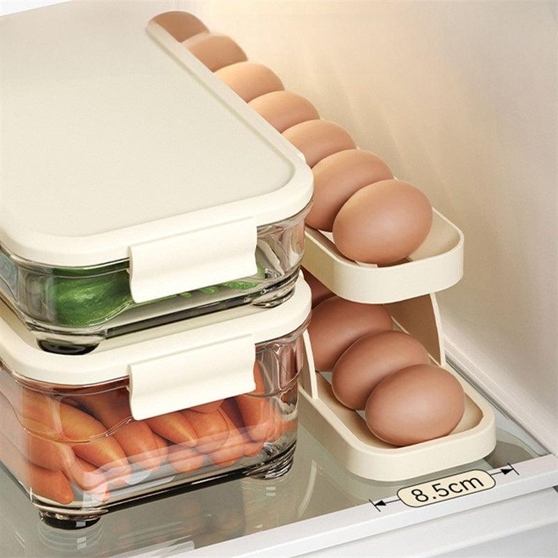 BowLift | Self-organizing egg shelf for maximum freshness