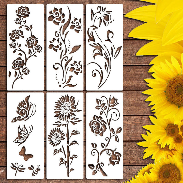 BowLift | Large Flower Stencils for Garden Fence