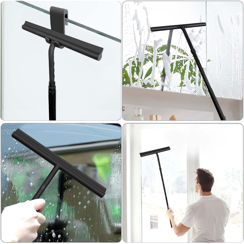 BowLift | SaniLuxe Telescopic Shower Squeegee – Comfortable & Efficient Bathroom Cleaning Tool