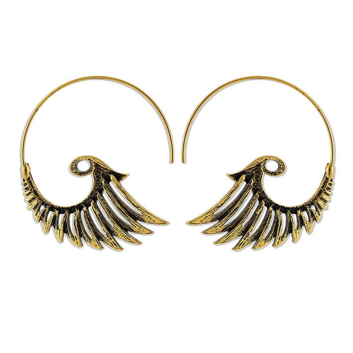 BowLift | Vintage Peacock Tassel Earrings