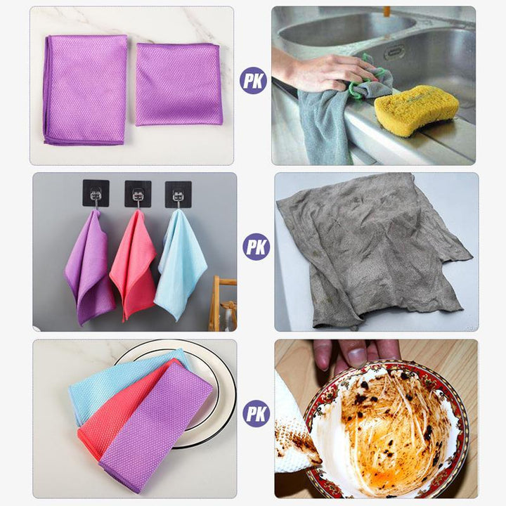 Fish Scale Microfiber Polishing Cleaning Cloth | Bowlift