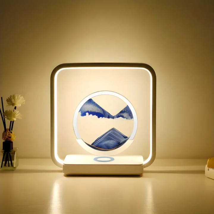 BowLift | SandAura | 3D LED Night Lamp with Flowing Sand Art