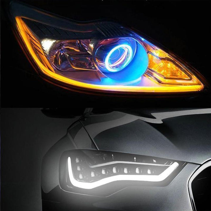 BowLift | Flexible DRL LED Night & Daytime Running Light Strip (No Disassembling Needed)