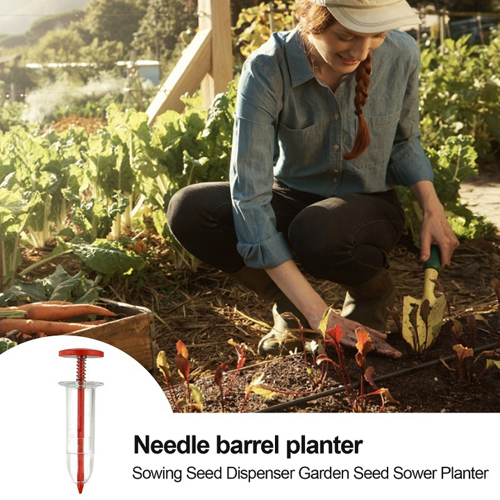 BowLift | Needle Seed Spreader for Garden – Precise Plant Seed Dispenser for Even Seeding