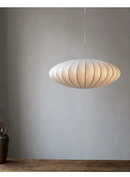 BowLift | SilkCrown - Silk Pendant Lamp with Crystals
