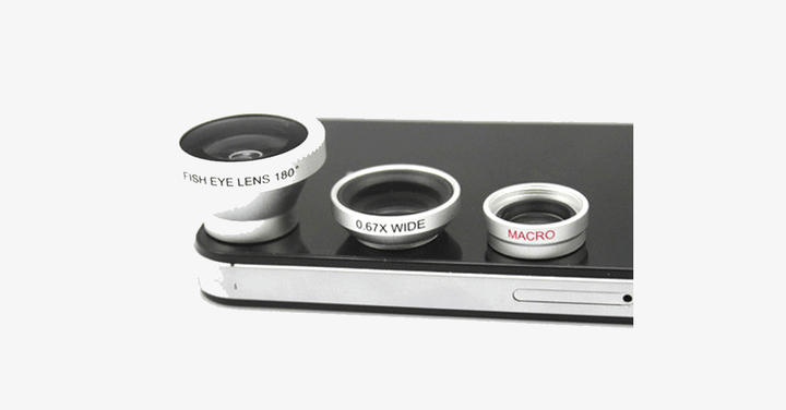 BowLift | 3-piece camera lens attachment set for smartphones – Take better pictures!