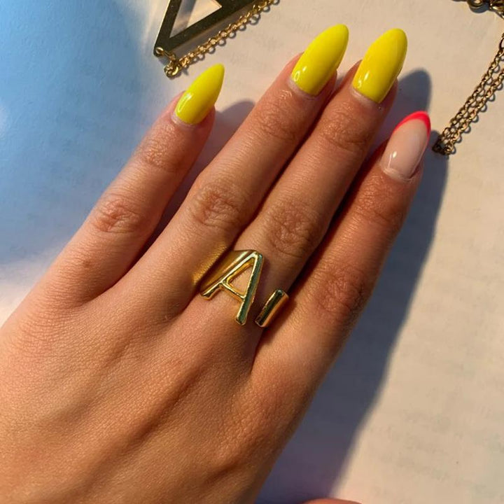 BowLift | Initial A-Z Letter Ring