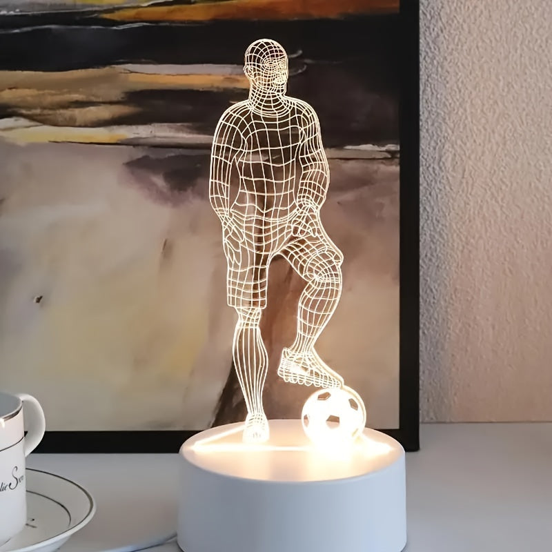 BowLift | Soccer Player 3D Lamp – For a sporty atmosphere
