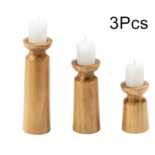 BowLift | Rustic Wooden Candlestick Holder