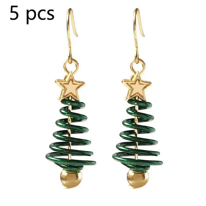 BowLift | Christmas Earrings Tree Star DIY Earrings