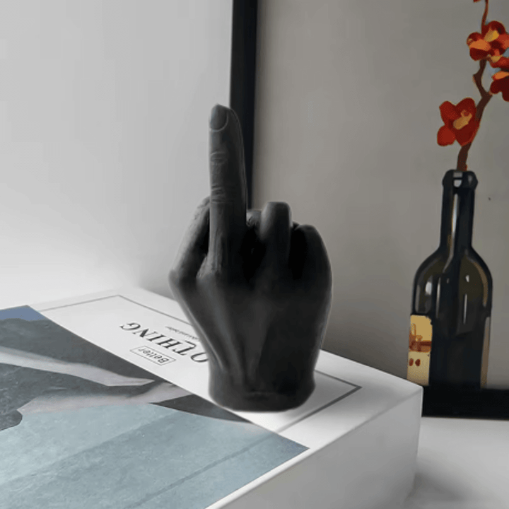 BowLift | Hand Gesture Candle – Scented Soy Wax Decoration