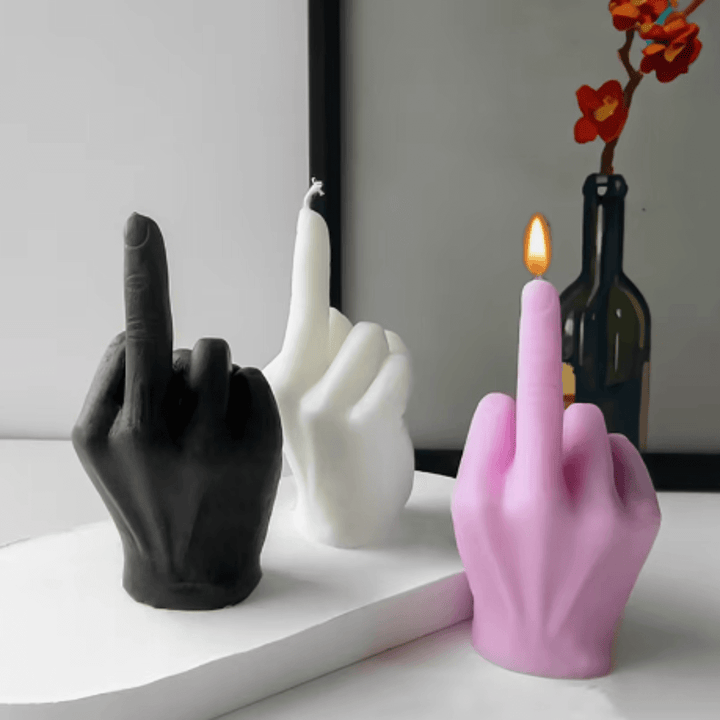 BowLift | Hand Gesture Candle – Scented Soy Wax Decoration