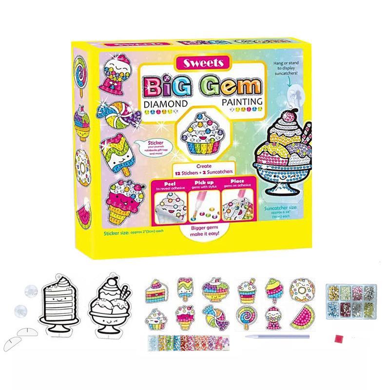 BowLift | Large Gem Diamond Painting Stickers for Kids
