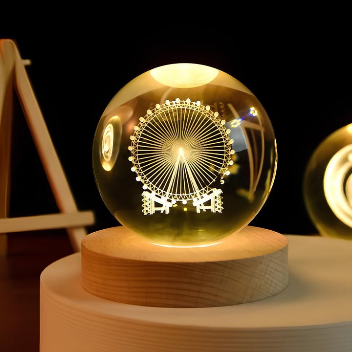 BowLift | SolarSphere – Crystal Solar System with LED Lighting | Educational & Decorative Gift