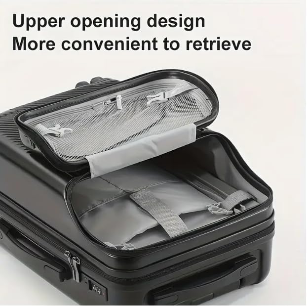 BowLift | Hard Shell Cabin Luggage with Cup Holder, USB Port & TSA Lock