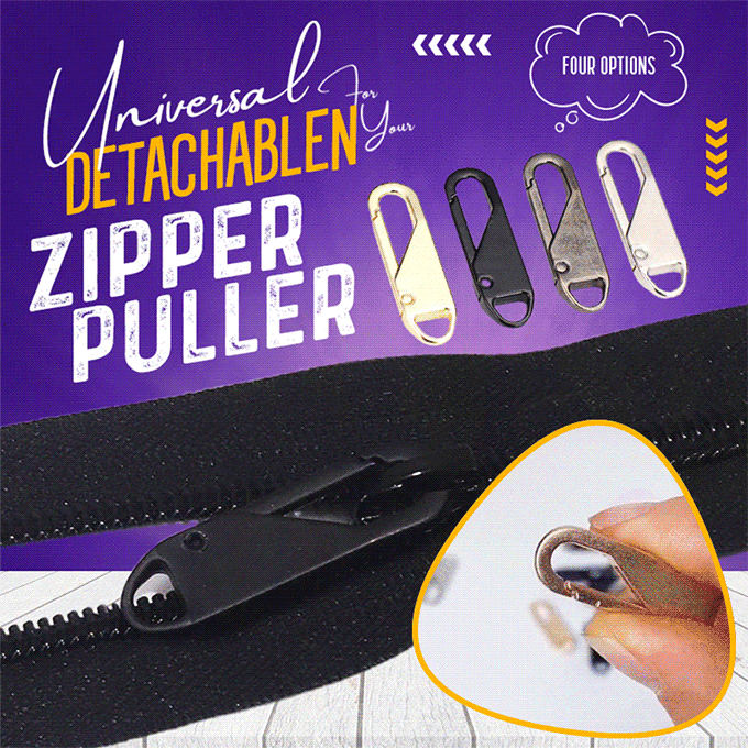 BowLift | Universal detachable zipper puller