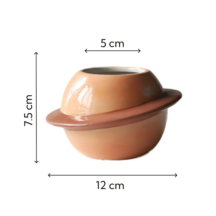 BowLift | Mini Planet Shape Ceramic Succulent Flower Pot