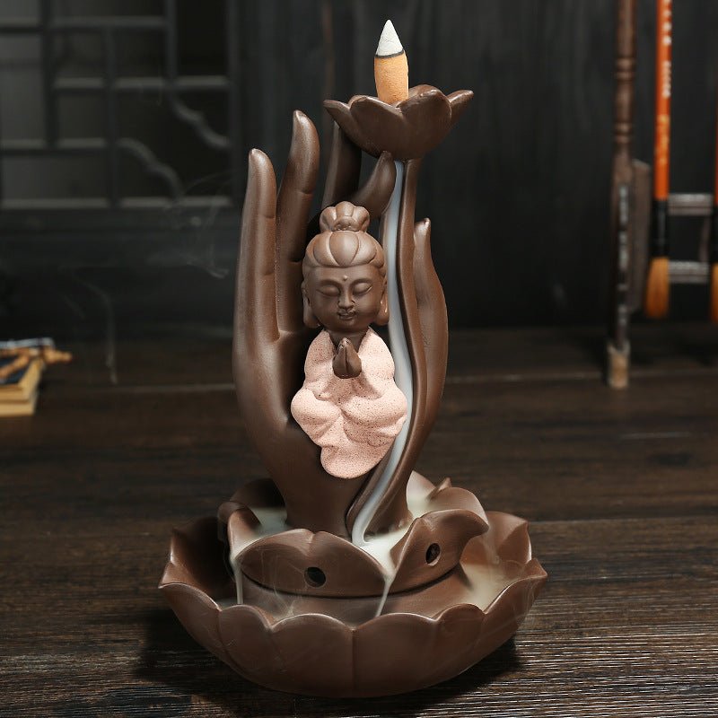 Decorative Lotus Flower Incense Holder
