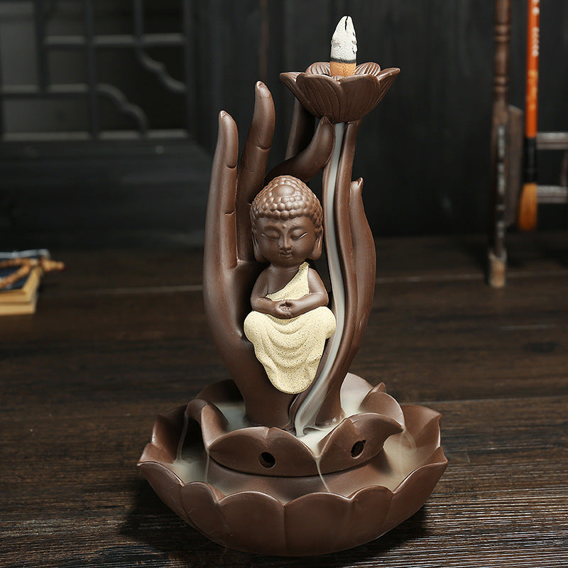 Decorative Lotus Flower Incense Holder