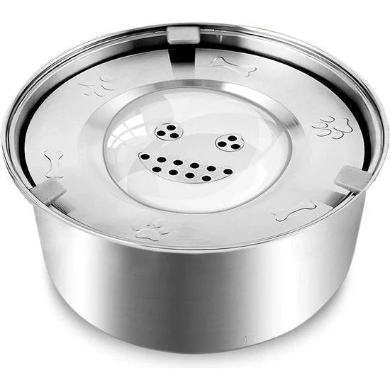 FreshPaws – Stainless Steel Dog Water Bowl with Anti-Spill Function Bowlift