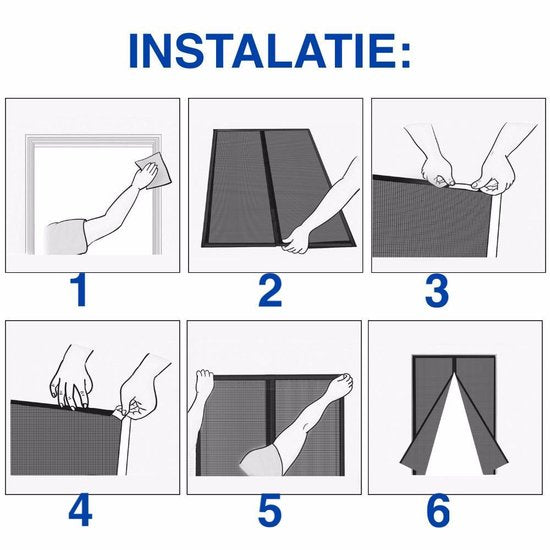 Slim Magnetic Insect Door Curtain – Auto Closing | Bowlift