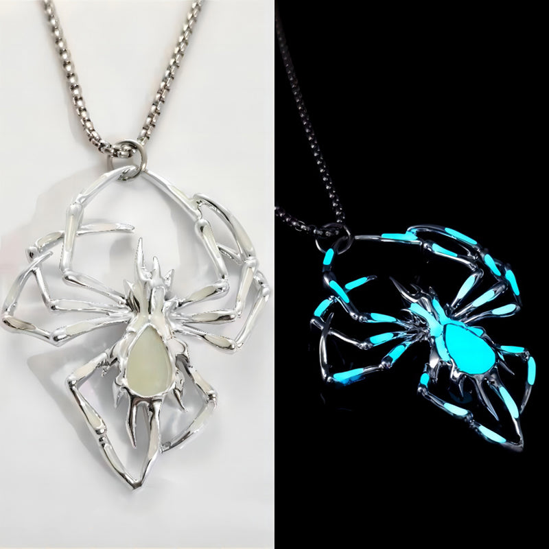 BowLift | Glow-in-the-Dark 3D Spider Necklace