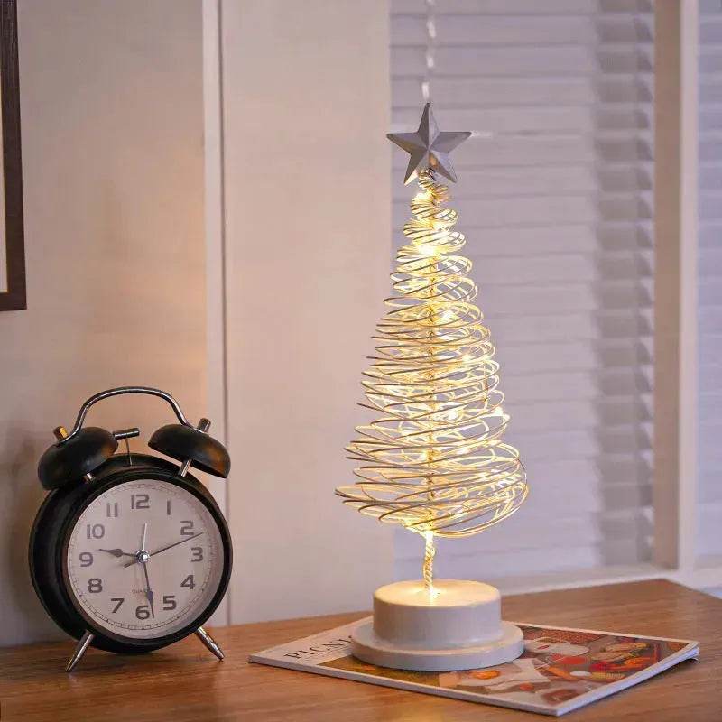 BowLift | Spiral LED Light Christmas Tree Decoration Night Light Ornaments