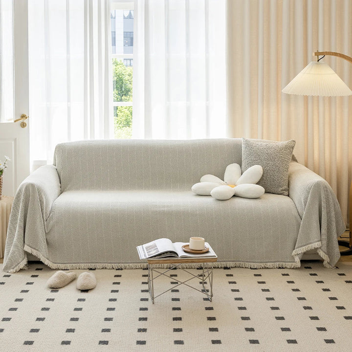 BowLift | Elegant Chenille Sofa Towel for Stylish Home Decor