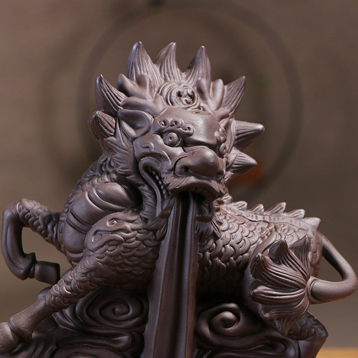 Decorative Dragon Waterfall Incense Holder