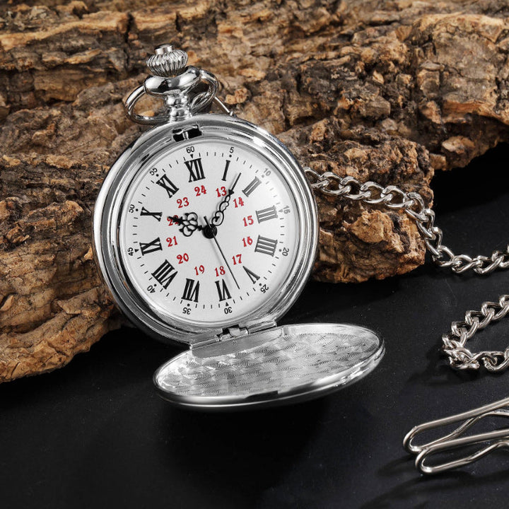BowLift | To My Son Quartz Pocket Chain Watch