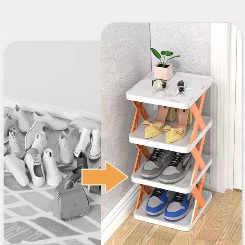 Foldable Multi-Layer Shoe Rack, Shoe Storage Shelf Organizer | Bowlift