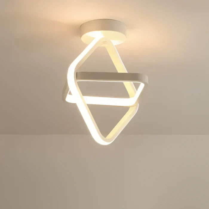 BowLift | Modern LED Ceiling Lamp with Double Ring Design - Twilight Rings
