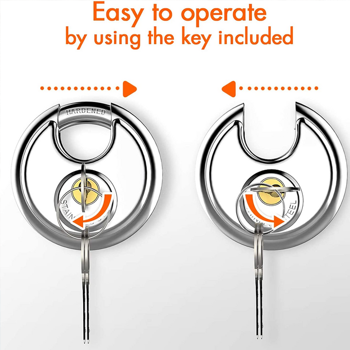BowLift | Stainless Steel Mini Round Lock