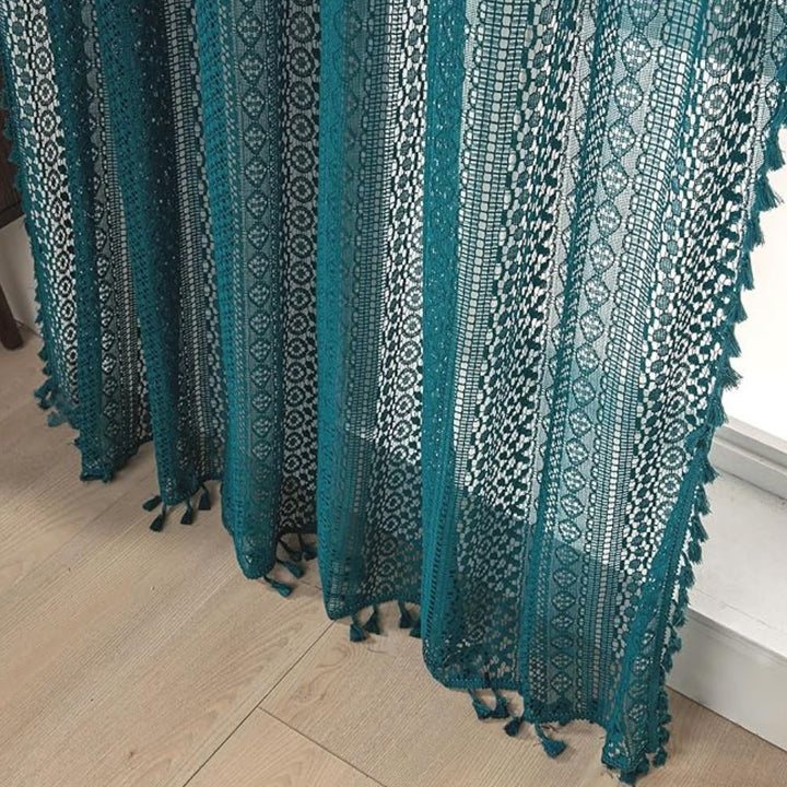 BowLift | Lumine Crochet Tassel Curtain