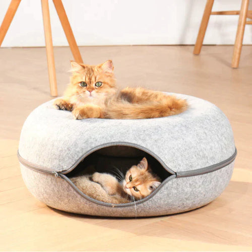 Luxurious Cat Bed and Playhouse – SchnurrNest Bowlift