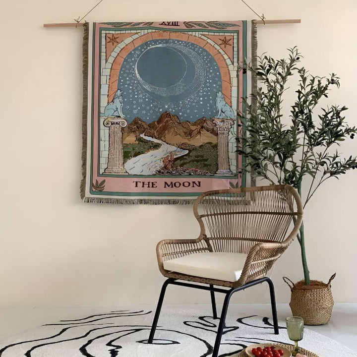 BowLift | Moon Tarot Tapestry Blanket