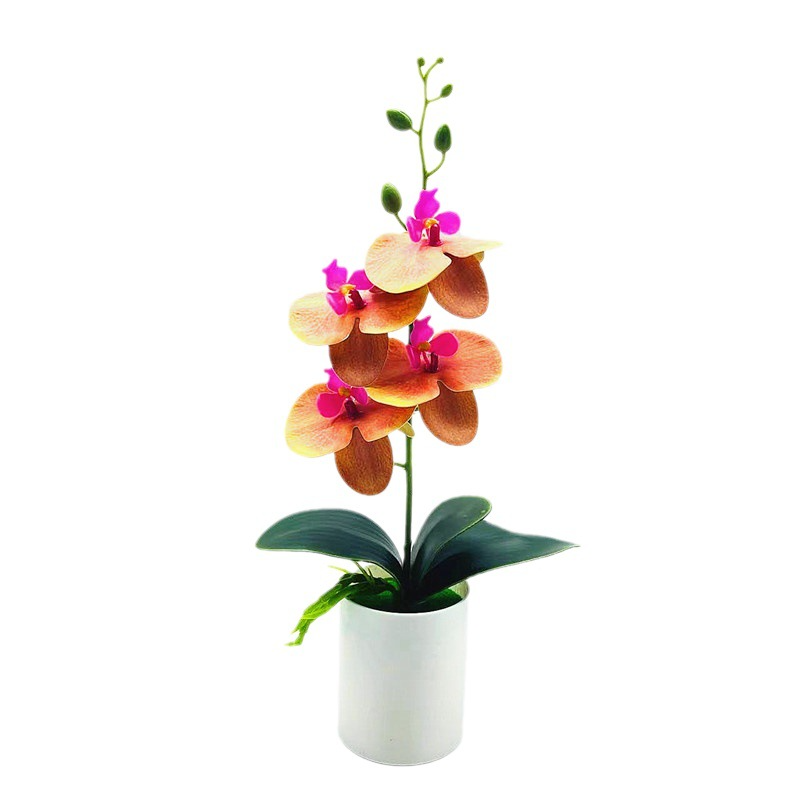 BowLift | Artificial Orchid Flower – Decorative Artificial Plant for Living Room and Table Decoration